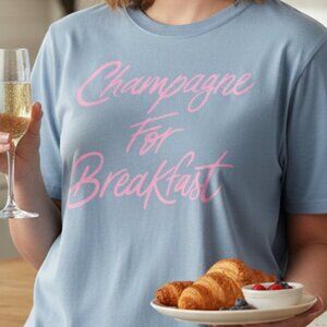 Torrid Champagne for Breakfast Boyfriend T-shirt - NWT